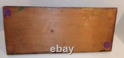 Vintage 1940's PT Torpedo Boat on Wave WWII Wooden Wood Folk Art Model Ship WW2