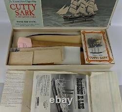 Vintage 1960's SCIENTIFIC 196 CUTTY SARK China Clipper Boat Ship Model Kit #163