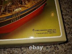 Vintage 1985 Mint In Box Sealed Bluenose Schooner Ship Sailboat Wood Model Kit