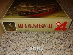 Vintage 1985 Mint In Box Sealed Bluenose Schooner Ship Sailboat Wood Model Kit