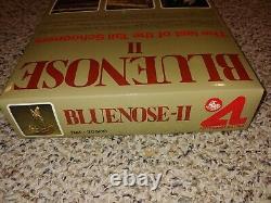 Vintage 1985 Mint In Box Sealed Bluenose Schooner Ship Sailboat Wood Model Kit