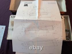 Vintage 1987 Artesania Latina King of the Mississippi Model Wood Ship 180 New