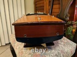 Vintage 30 Chris Craft Runabout Wood Model Classic Racing Speed Boat sail ship