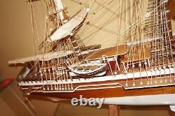 Vintage 54 Seamen's Bank for Savings Model Sailboat Boat Ship Clipper