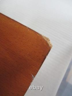 Vintage AUSTI Half Hull Boat Wooden Ship Model TINN NORWAY 31 1/2 BSMT