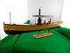 Vintage All Wood African Queen Model Boat On Stand For Display 30 Long