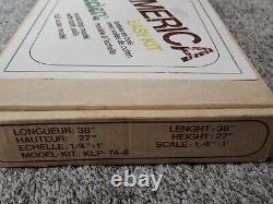 Vintage America 1851 Leclerc Wood Model Easy-Kit Sail Boat Ship