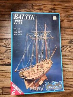 Vintage Aristo-craft 1753 Baltik Historic Museum Quality Wood Ship Model! 145