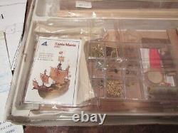 Vintage Artesania Latina SANTA MARIA 1492 Scale 165 Model Boat Ship