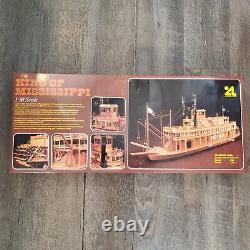 Vintage Artesania Latina Wood model ship King of Mississippi 150 Open Box