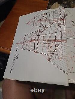 Vintage Authentic Models Holland WAR BRIG'FAIR AMERICAN' 1780 PRE-OWNED UNBUILT