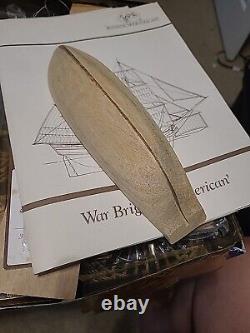Vintage Authentic Models Holland WAR BRIG'FAIR AMERICAN' 1780 PRE-OWNED UNBUILT