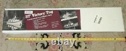 Vintage BIG Lord Nelson 28 All Wood 37' Victory Tug Boat Model Kit NOS Sealed