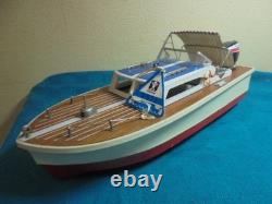 Vintage Bandai Wooden/ Plastic Boat Model L14 Made in Japan as Is