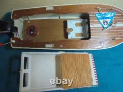 Vintage Bandai Wooden/ Plastic Boat Model L14 Made in Japan as Is