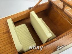 Vintage Berkeley Designs CHRIS CRAFT Cruiser wooden model boat Nice Look