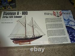 Vintage Billing Boats Bluenose II Series 600 Wood Kit Denmark BB600