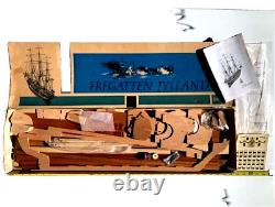 Vintage Billings Boats FREGATTEN JYLLAND 1100 NR 408 Wood Model Kit