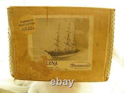 Vintage Bluejacket Ship Crafters Clipper Ship Helena Boat Model Kit Open Box