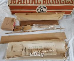 Vintage Boat Ship The China Clipper Cutty Sark Marine Model Co. Solid wood Hull