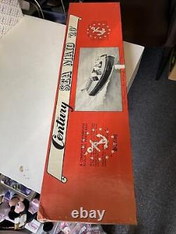 Vintage CENTURY SEA MAID 20' MODEL BOAT KIT BY STERLING As Is