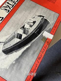 Vintage CENTURY SEA MAID 20' MODEL BOAT KIT BY STERLING As Is
