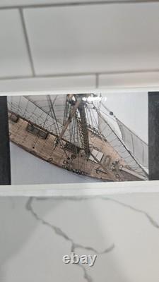 Vintage C MAMOLI MV43 Puritan American Ship Model Kit 1/50 Scale UNUSED Italy