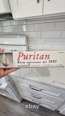 Vintage C MAMOLI MV43 Puritan American Ship Model Kit 1/50 Scale UNUSED Italy