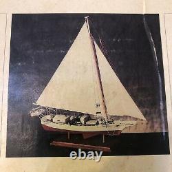 Vintage Chesapeake Bay Skipjack Wood Model Ship Boat Kit Unbuilt New 1986