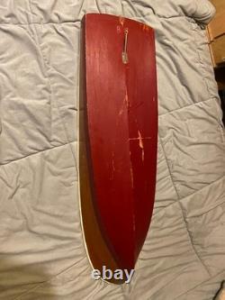 Vintage Chris Craft Large wood Boat Kit 36 with engine extras