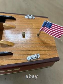 Vintage Chris Craft Style Wooden Model 40s 50s Speed Boat Great Decor 19 Inch L