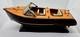 Vintage Chris Craft Style Wooden Model Speed Boat Display Nautical Decor