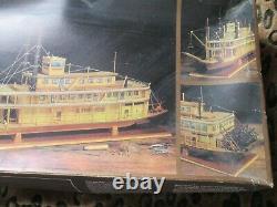 Vintage Constructo River Queen Golden Kits Wooden Model kIT 180