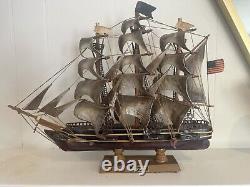 Vintage Cutty Sark Wood Large Model Ship Whaling Clipper Pirate Sea Coastal