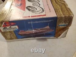 Vintage Dumas #1232 27 Chris Craft 1955 Cobra Wood Boat Model Kit See Pictures