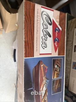 Vintage Dumas Boats 1/8th 1955 Chris Craft Cobra Model Boat Kit Wooden 27 1232