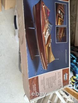 Vintage Dumas Boats 1/8th 1955 Chris Craft Cobra Model Boat Kit Wooden 27 1232