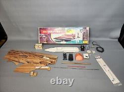 Vintage Dumas MISS THRIFTWAY U-60 Mahogany Hydro Plane Race Boat Model Kit A