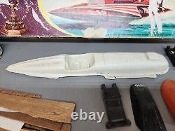 Vintage Dumas MISS THRIFTWAY U-60 Mahogany Hydro Plane Race Boat Model Kit A