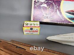 Vintage Dumas MISS THRIFTWAY U-60 Mahogany Hydro Plane Race Boat Model Kit A
