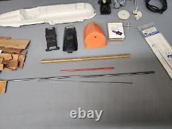 Vintage Dumas MISS THRIFTWAY U-60 Mahogany Hydro Plane Race Boat Model Kit A