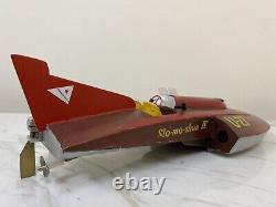 Vintage Dumas Slo-mo-shun IV U-27 Hydroplane Wood Model 14 built 1950 Ted Jones