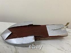 Vintage Dumas Slo-mo-shun IV U-27 Hydroplane Wood Model 14 built 1950 Ted Jones