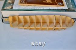 Vintage Enterprise Maryland 1799 War Ship Constructo 80809 Wooden Model Ship Kit