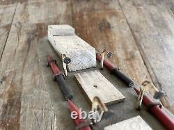 Vintage FOLK ART Toy WOOD BOAT Handmade Model Warship PT10 Torpedo Boat Navy