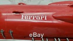 Vintage Ferrari Hydroplane Model Boat with Rare White Leather