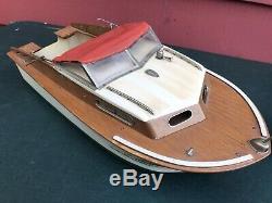 Vintage Fleetline Marlin Wood Boat Model K&O Buccaneer Motor 1950s Original Kit