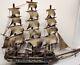 Vintage Fragata Espanola Ano 1780 Wooden Spanish Warship Model Ship Boat 24x27