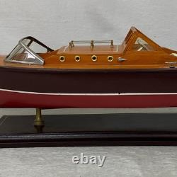 Vintage Handcrafted RIVA ARISTON Style 20 Dual Cockpit Italian Luxury Motorboat