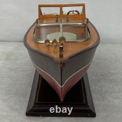 Vintage Handcrafted RIVA ARISTON Style 20 Dual Cockpit Italian Luxury Motorboat